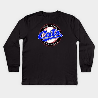 Defunct Fort Worth Cats Baseball Kids Long Sleeve T-Shirt